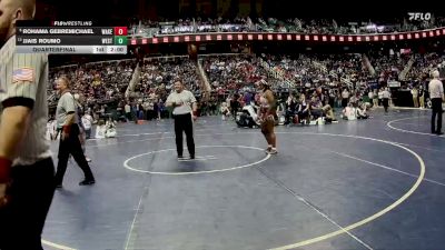 165 lbs Quarterfinal - Rohama Gebremichael, Wakefield vs Jjais Roumo, Westover