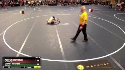 107 Championship Bracket Champ. Round 2 - Wyatt Koenen, Wayzata vs Ashton Charmoli, St. Francis