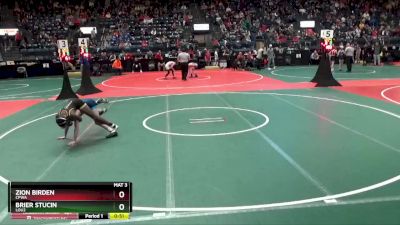 96 lbs Cons. Round 4 - Zion Birden, CPWA vs Brier Stucin, LOU2