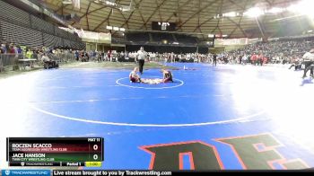 67 lbs Champ. Round 1 - Jace Hanson, Twin City Wrestling Club vs Roczen Scacco, Team Aggression Wrestling Club