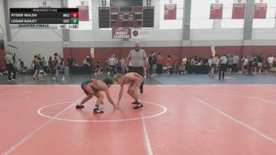 120 lbs Quarterfinal - Ryder Walsh, Wrestlers Way vs Logan Bailey, South Side Wrestling Club