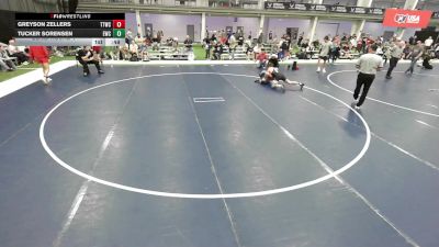 Junior Boys - 150 lbs Cons. Round 1 - Tucker Sorensen, Empire Wrestling Club vs Greyson Zellers, Team Tulsa Wrestling Club