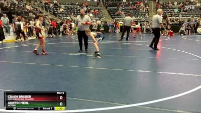 90 lbs Champ. Round 1 - Crash Bruber, MWC Wrestling Academy vs Griffin Mehl, Victory