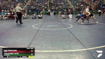 4A 165 lbs Cons. Round 2 - Mac Kopelman, Laney vs Mohammed Jatta, Millbrook