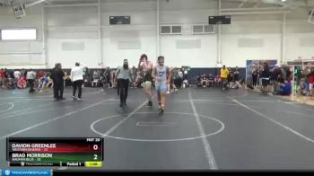 220 lbs Round 1 (4 Team) - Davion Greenlee, Western Reserve vs Brad Morrison, Nauman Blue