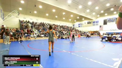 105 lbs Champ. Round 1 - Riley Pestanas, Long Beach Poly HS vs Leila Rivera, Team Thunder