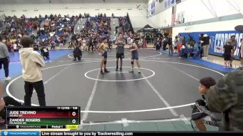 108 lbs Champ. Round 1 - Jude Trevino, Valdez WC vs Zander Rogers, Pounders WC