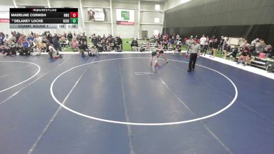 16U Girls - 115 lbs Champ. Round 1 - Madeline Cornish, Riverhawk Wrestling Club vs Delaney Locke, Basehor-Linwood High School Wrestling