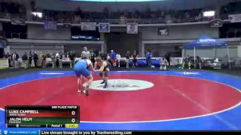 1A-4A 195 3rd Place Match - Jalon Helm, Piedmont vs Luke Campbell, White Plains