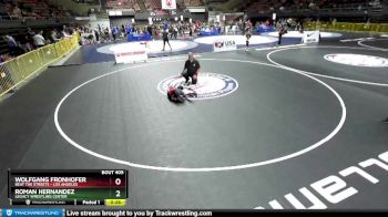 70 lbs Quarterfinal - Wolfgang Fronhofer, Beat The Streets - Los Angeles vs Roman Hernandez, Legacy Wrestling Center