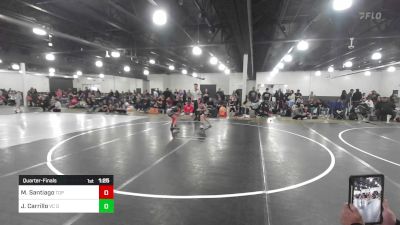 58 lbs Quarterfinal - Makenzie Santiago, Top Rank vs Jaedyn Carrillo, VC Outlaws