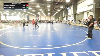 195 lbs Rr Rnd 2 - Dominic Yarger, Grapplers Garage vs Malachi Flati, Quest School Of Wrestling Black