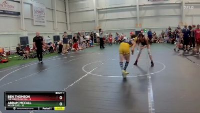 88 lbs Finals (2 Team) - Abram Mccall, Killer Elite vs Ben Thomson, The Wrestling Mill