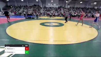 160 lbs Quarterfinal - Erik McCown, CA vs Boeden Greenley, ND