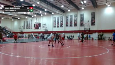 197 lbs Semifinal - Ethan Ensrud, Linfield vs Jonas Baekkelund, Clackamas Community College