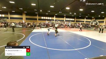 137 lbs Semifinal - Will Deutschlander, 3F Wrestling vs Isaac Padilla, Vacaville WC