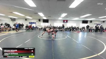 190 lbs Cons. Round 1 - Devlin Weaver, Huntington Beach vs Adrian Estrada, Warren