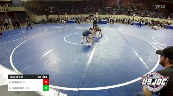 140 lbs Consi Of 8 #1 - Kolbe Bargas, Salina Wrestling Club vs Tristan Buchanan, Lions Wrestling Academy