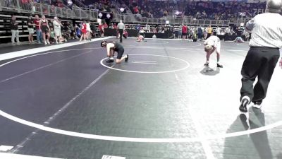 135 lbs Consi Of 8 #1 - Easton Stohs, Council Grove Wrestling Club vs Naseka Evans, Ogden's Outlaws Wrestling Club