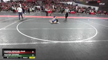 120 lbs Semifinal - Hudson Henschel-Paar, Askren Wrestling Academy vs Maxton Stevens, Sarbacker Wrestling Academy