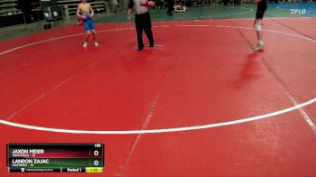 135 lbs Finals (8 Team) - Landon Zajac, Hastings vs Jaxon Meier, Westfield