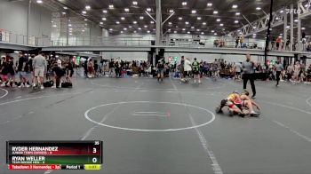 72 lbs Placement (4 Team) - Ryder Hernandez, Junior Terps Express vs Ryan Weller, Team Boogie Men