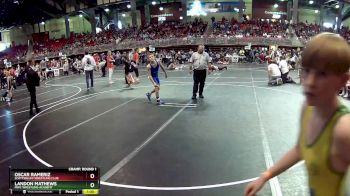 95 lbs Champ. Round 1 - Oscar Rameriz, Scottsbluff Wrestling Club vs Landon Mathews, MWC Wrestling Academy