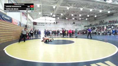 110 lbs Quarterfinal - Sofia De Jesus, Archie Williams High School vs Shiori Kawaguchi, Pittsburg Senior