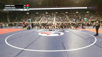 4A-157 lbs 3rd Place Match - Hunter Boss, Jackson Hole vs Maddux Hintz, Green River