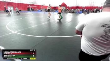 125 lbs Round 5 (6 Team) - Jenna Steenblock, Team Red vs Kit Alsaker, Team Yellow