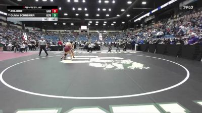 140 lbs Cons. Round 2 - Ava Ruiz, Hays Hs vs Olivia Schneider, Kansas City - Piper HS