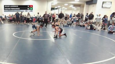 75 lbs Quarterfinal - Julian Lawrence, PA vs Colton Fernandez, WA