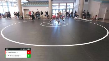 120 lbs Cons. Round 1 - Ahmed Abbas Akhundzada, NorCal Takedown vs Elias Castaneda, USA Gold