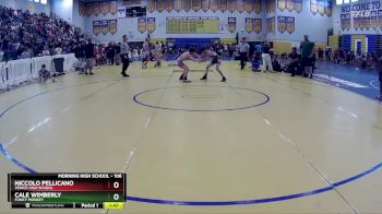 106 lbs Champ. Round 2 - Cale Wimberly, Funky Monkey vs Niccolo Pellicano, Venice High School