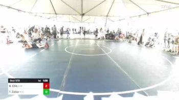 106 lbs Semifinal - Bryce Ellis, Wine Country Wr Ac vs Thomas Zubia, Peterson Grapplers