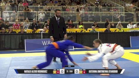 Katerina Dmitrievna Starodub vs Natalie Alexis Rodriguez 2025 Pan Kids Jiu-Jitsu IBJJF Championship