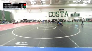 175 lbs Cons. Round 2 - Ryan Rondan, Nuview Bridge vs Enrique Dominguez, Cabrillo/Long Beach