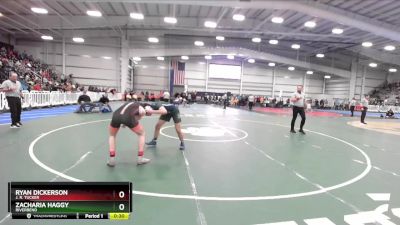 5-150 lbs Cons. Round 1 - Ryan Dickerson, J. R. Tucker vs Zacharia Haggy, Riverbend