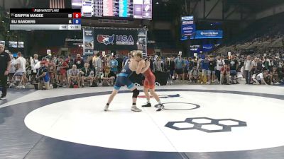 120 lbs Champ. Rd Of 64 - Griffin Magee, North Dakota vs Eli Sanders, Alabama