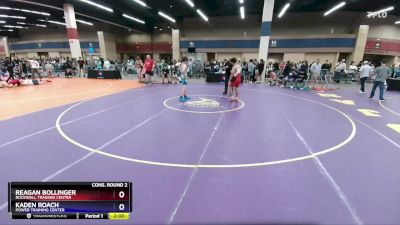 150 lbs Cons. Round 2 - Reagan Bollinger, Rockwall Training Center vs Kaden Roach, Power Training Center