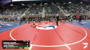 63 lbs Quarterfinal - Aksel Polson, Thermopolis Wrestling Club vs Dawson Jackson, Eastside United Wrestling Club