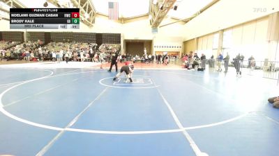 116-I2 lbs 3rd Place - Noelanii Guzman Caban, Fightin Irish Wrestling Club vs Brody Kale, G6