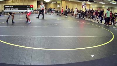 120 lbs Consi Of 8 #2 - Shane Ito, La Costa Canyon HS vs Jayden Strauss, Texas