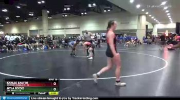 132 lbs Round 2 (10 Team) - Kaylee Easter, Charlie`s Angels-FL vs Nyla Rocke, The Angels