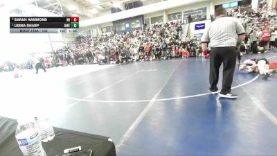 105 lbs Semifinal - Leena Sharp, Uintah vs Sarah Hammond, Northridge