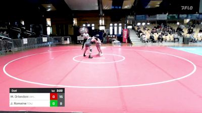 184 lbs Dual - Marcus Orlandoni, UW La Crosse vs James Romaine, TCNJ