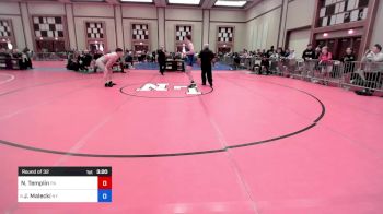 190 lbs Round Of 32 - Noah Templin, Pa vs Jayden Malecki, Ny