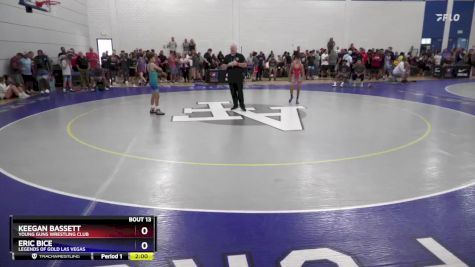 41 lbs Quarterfinal - Keegan Bassett, Young Guns Wrestling Club vs Eric Bice, Legends Of Gold Las Vegas