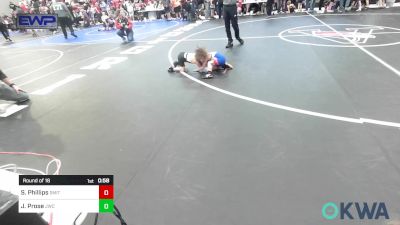 40 lbs Round Of 16 - Stetson Phillips, Smith Wrestling Academy vs Jackson Prose, Jay Wrestling Club