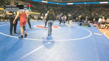 120 Class 3 lbs Champ. Round 1 - Landon Westfall, Kearney vs Colton Tinker, Warrenton